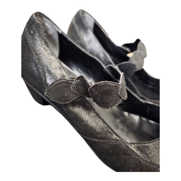 DREW BAREFOOT FREEDOM Monaco Black Suede Pumps - Size 13 - Picture 6 of 9